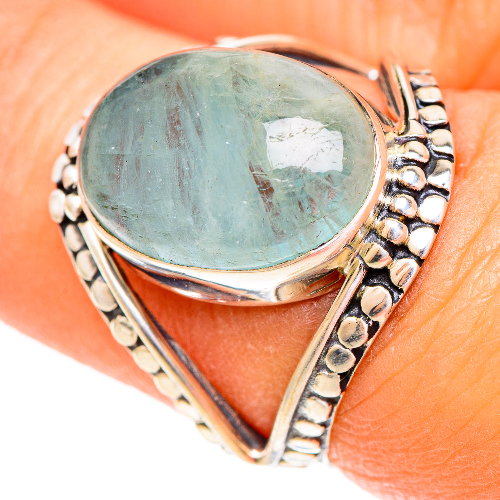 Aquamarine Rings handcrafted by Ana Silver Co - RING108179