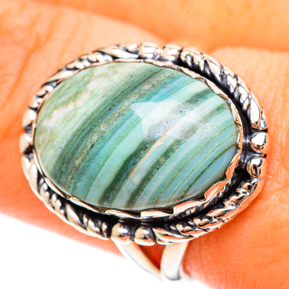 Ocean Jasper Rings handcrafted by Ana Silver Co - RING108189