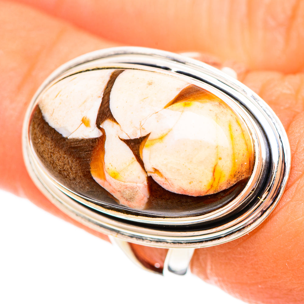 Peanut Wood Jasper Rings handcrafted by Ana Silver Co - RING108195