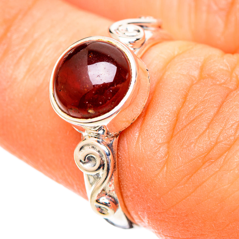 Garnet Rings handcrafted by Ana Silver Co - RING108196