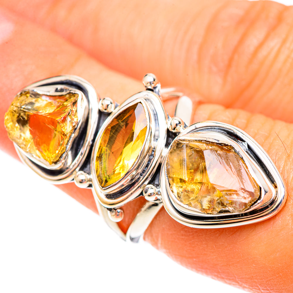 Citrine Rings handcrafted by Ana Silver Co - RING108197