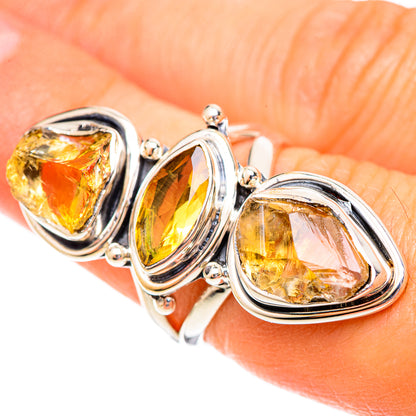 Citrine Rings handcrafted by Ana Silver Co - RING108197