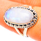 Rainbow Moonstone Rings handcrafted by Ana Silver Co - RING108203