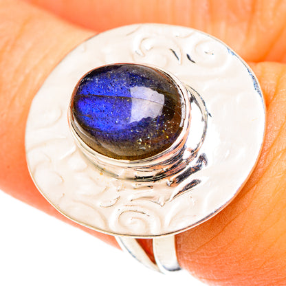 Labradorite Rings handcrafted by Ana Silver Co - RING108213