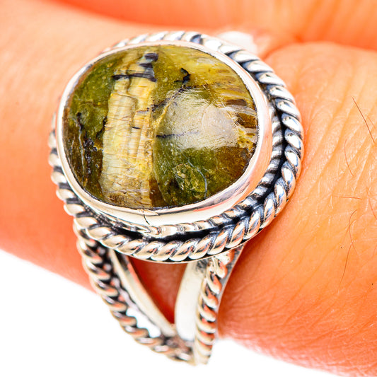 Rainforest Jasper Rings handcrafted by Ana Silver Co - RING108222