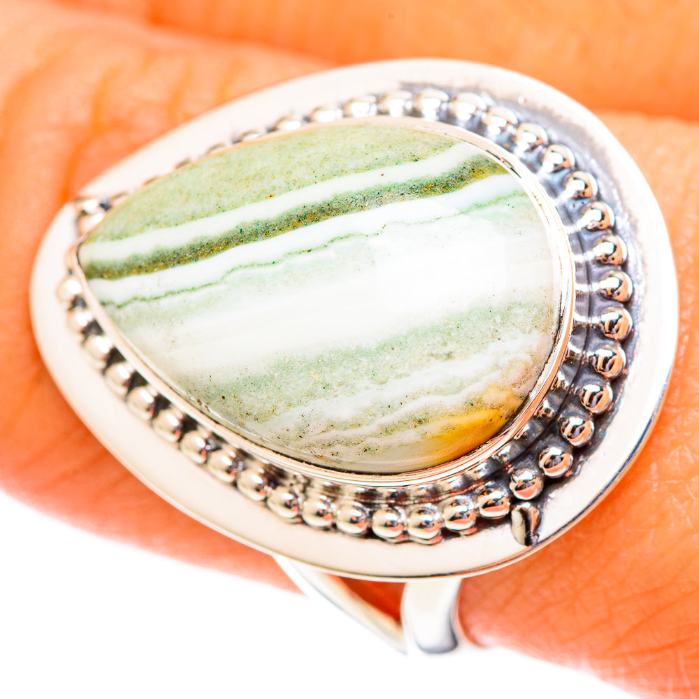 Ocean Jasper Rings handcrafted by Ana Silver Co - RING108223