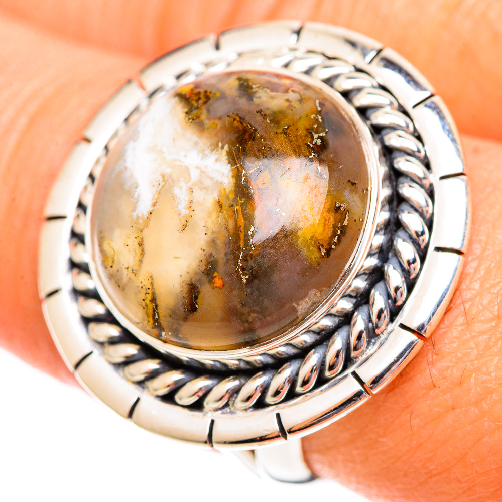 Ocean Jasper Rings handcrafted by Ana Silver Co - RING108231
