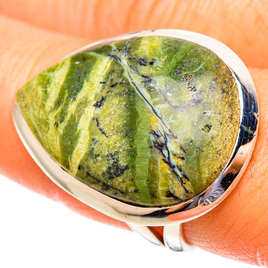 Rainforest Jasper Rings handcrafted by Ana Silver Co - RING108258