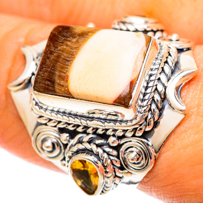 Peanut Wood Jasper Rings handcrafted by Ana Silver Co - RING108265