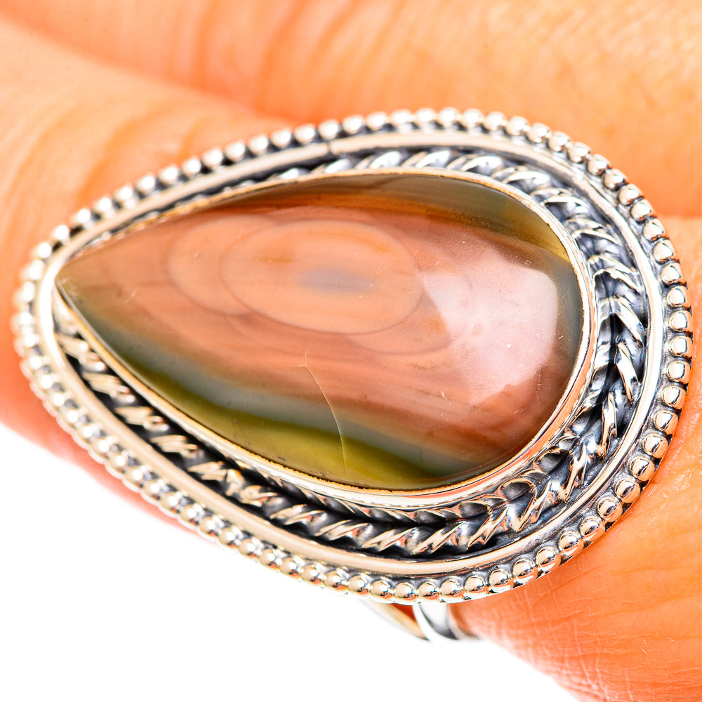 Polychrome Jasper Rings handcrafted by Ana Silver Co - RING108268
