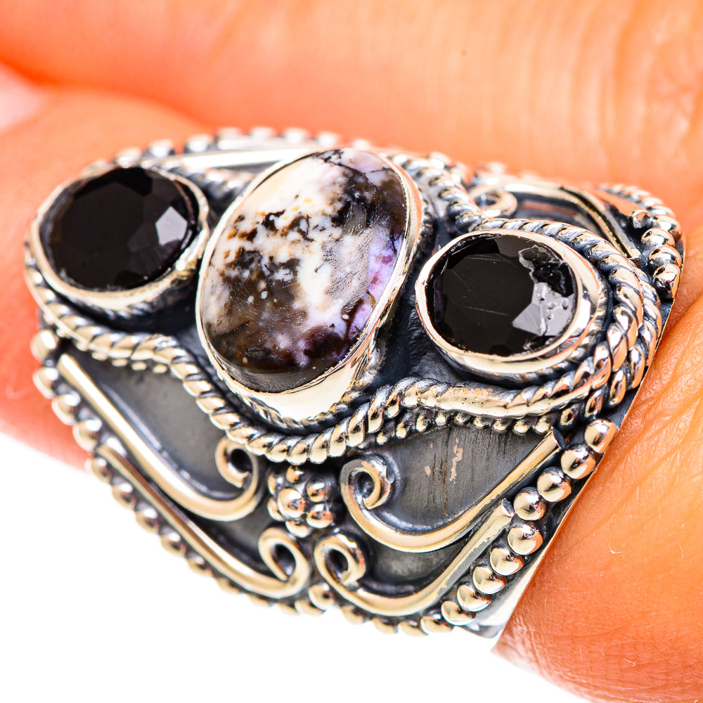 Tiffany Stone Rings handcrafted by Ana Silver Co - RING108276