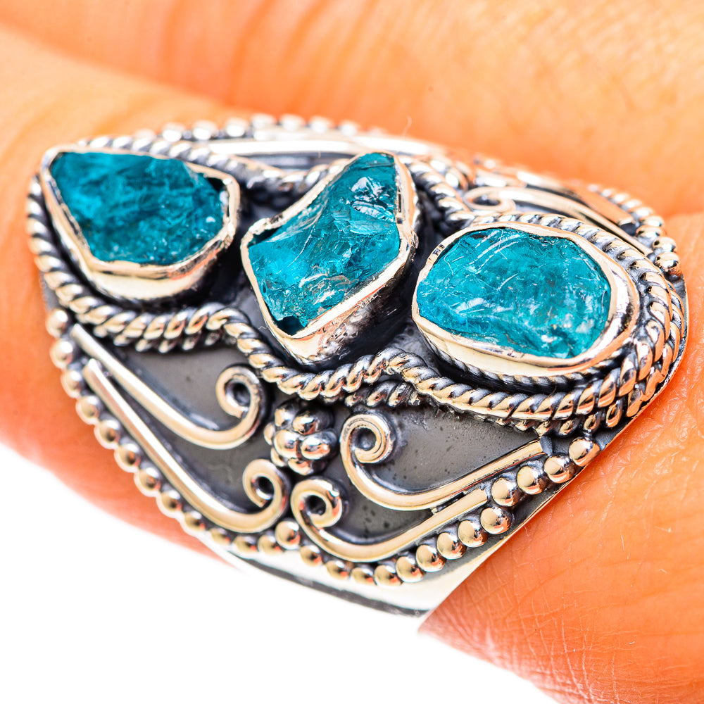 Apatite Rings handcrafted by Ana Silver Co - RING108283