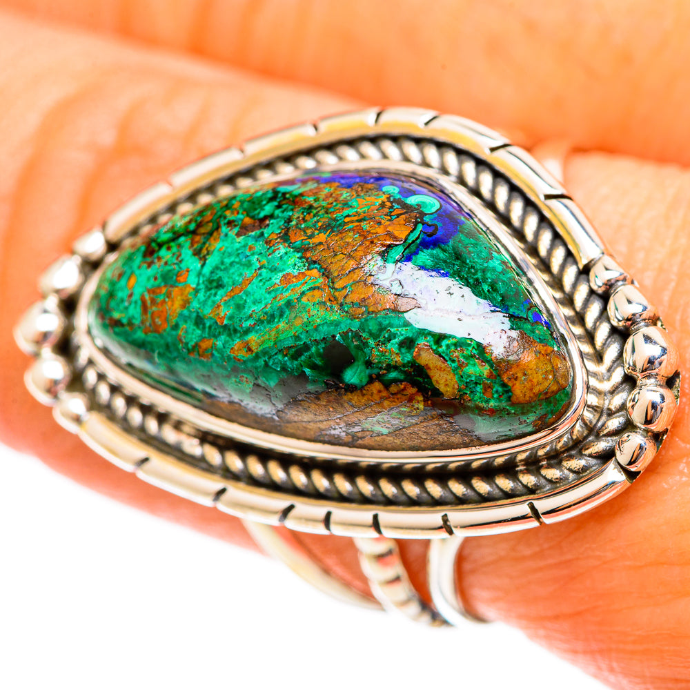 Chrysocolla Rings handcrafted by Ana Silver Co - RING108290