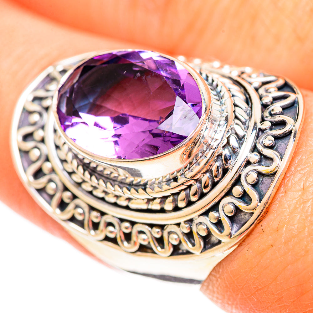 Amethyst Rings handcrafted by Ana Silver Co - RING108302