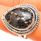 Pyrite Agate Rings handcrafted by Ana Silver Co - RING108307