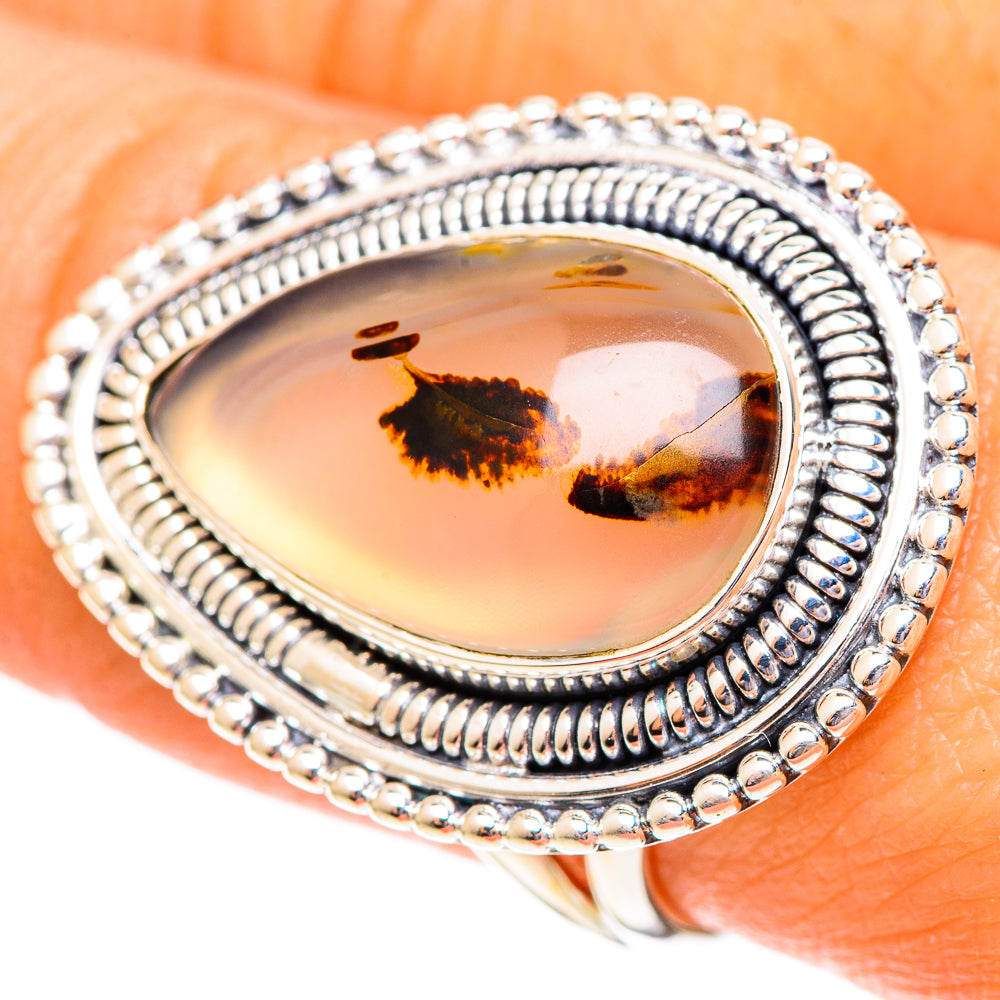 Montana Agate Rings handcrafted by Ana Silver Co - RING108308