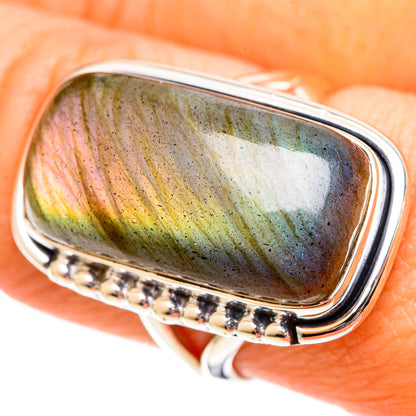 Labradorite Rings handcrafted by Ana Silver Co - RING108317