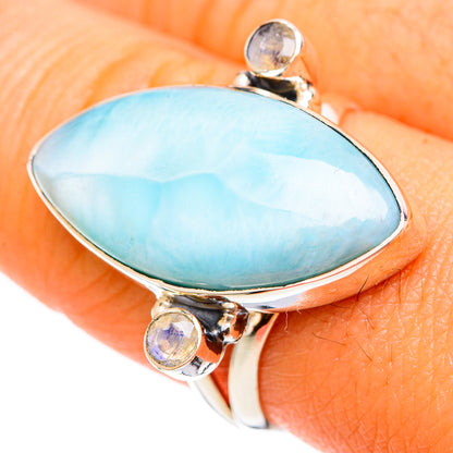 Larimar Rings handcrafted by Ana Silver Co - RING108327