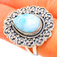 Larimar Rings handcrafted by Ana Silver Co - RING108329