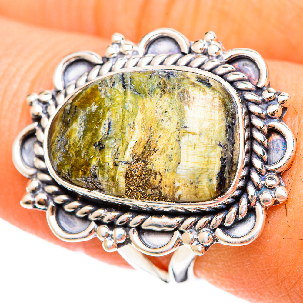 Rainforest Jasper Rings handcrafted by Ana Silver Co - RING108335