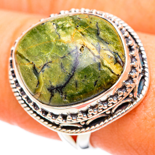 Rainforest Jasper Rings handcrafted by Ana Silver Co - RING108338