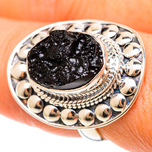 Tektite Rings handcrafted by Ana Silver Co - RING108355