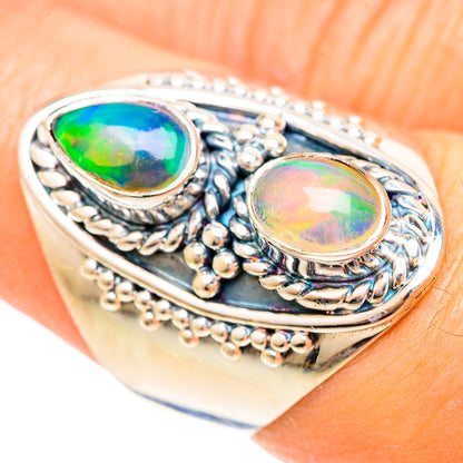 Ethiopian Opal Rings handcrafted by Ana Silver Co - RING108367