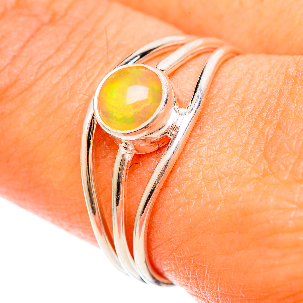 Ethiopian Opal Rings handcrafted by Ana Silver Co - RING108368