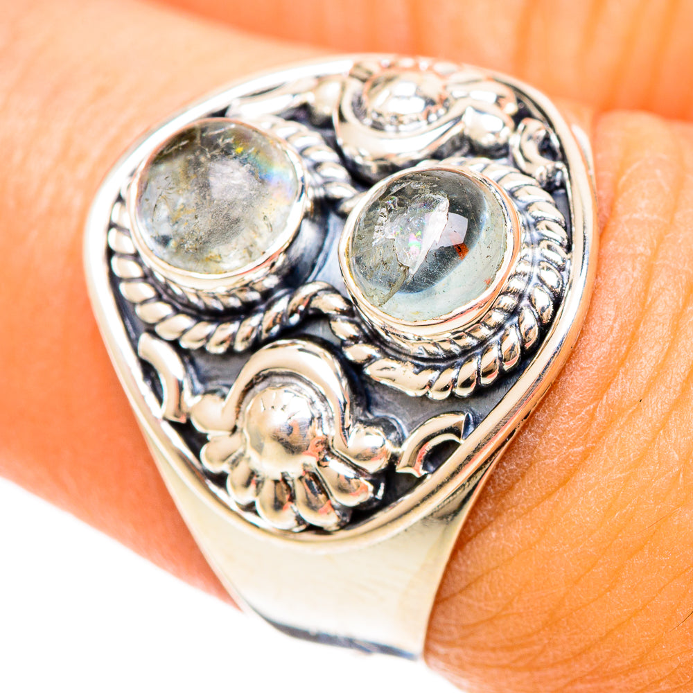Aquamarine Rings handcrafted by Ana Silver Co - RING108372
