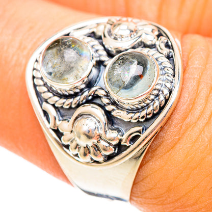 Aquamarine Rings handcrafted by Ana Silver Co - RING108372