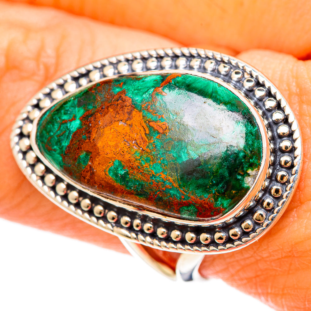 Chrysocolla Rings handcrafted by Ana Silver Co - RING108379