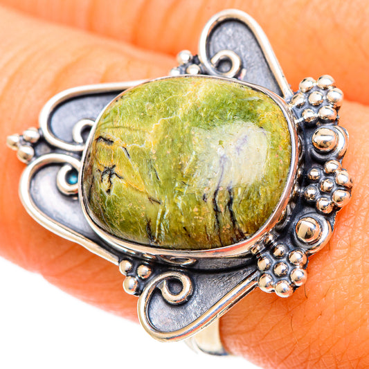 Rainforest Jasper Rings handcrafted by Ana Silver Co - RING108380
