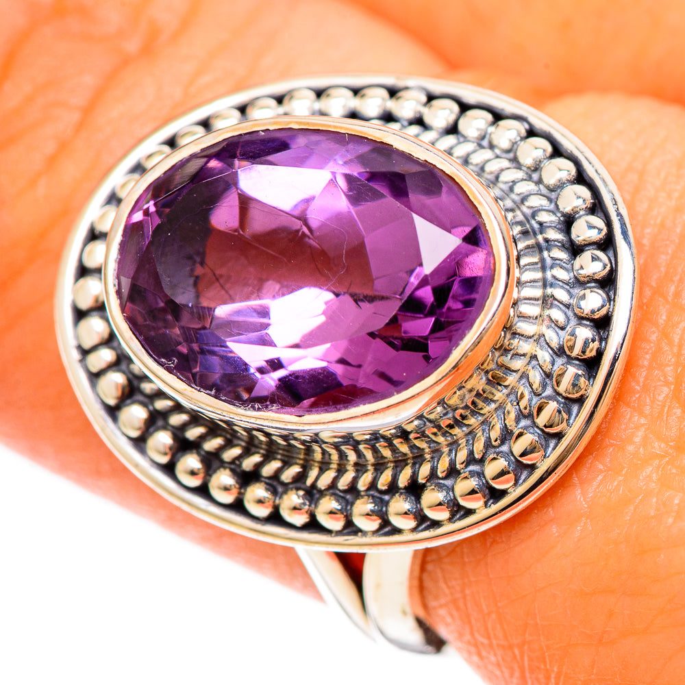 Amethyst Rings handcrafted by Ana Silver Co - RING108393
