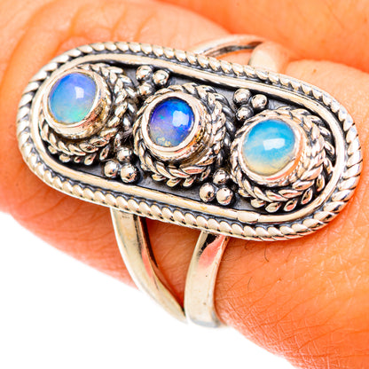 Ethiopian Opal Rings handcrafted by Ana Silver Co - RING108408
