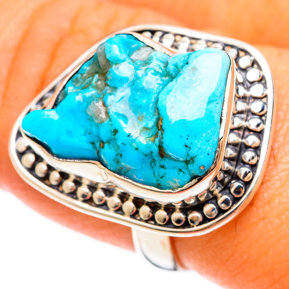 Chrysocolla Rings handcrafted by Ana Silver Co - RING108415