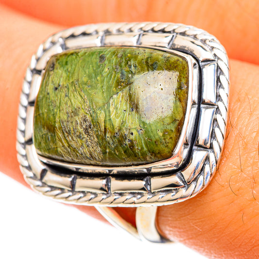 Rainforest Jasper Rings handcrafted by Ana Silver Co - RING108419