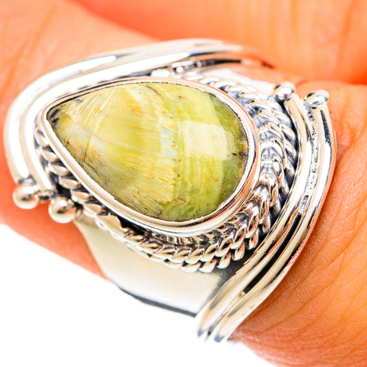 Rainforest Jasper Rings handcrafted by Ana Silver Co - RING108421