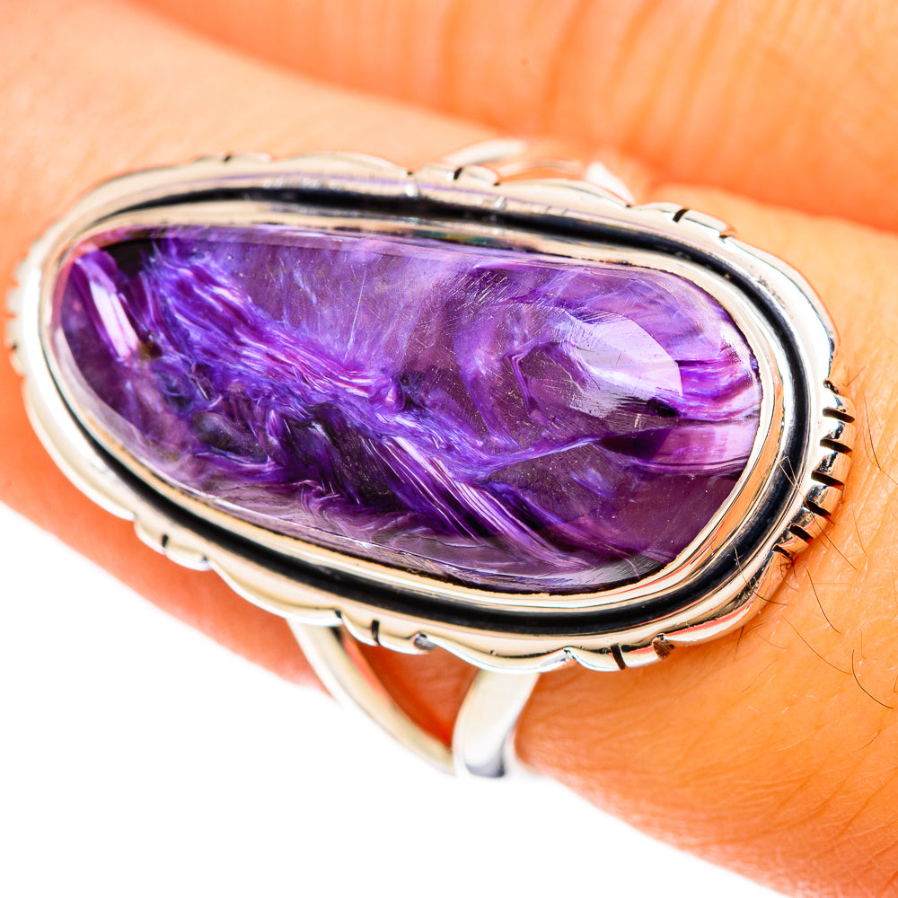 Charoite Rings handcrafted by Ana Silver Co - RING108430