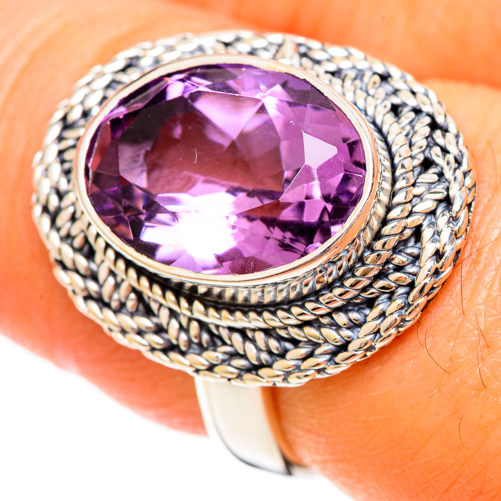 Amethyst Rings handcrafted by Ana Silver Co - RING108431