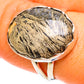 Pyrite Agate Rings handcrafted by Ana Silver Co - RING108435