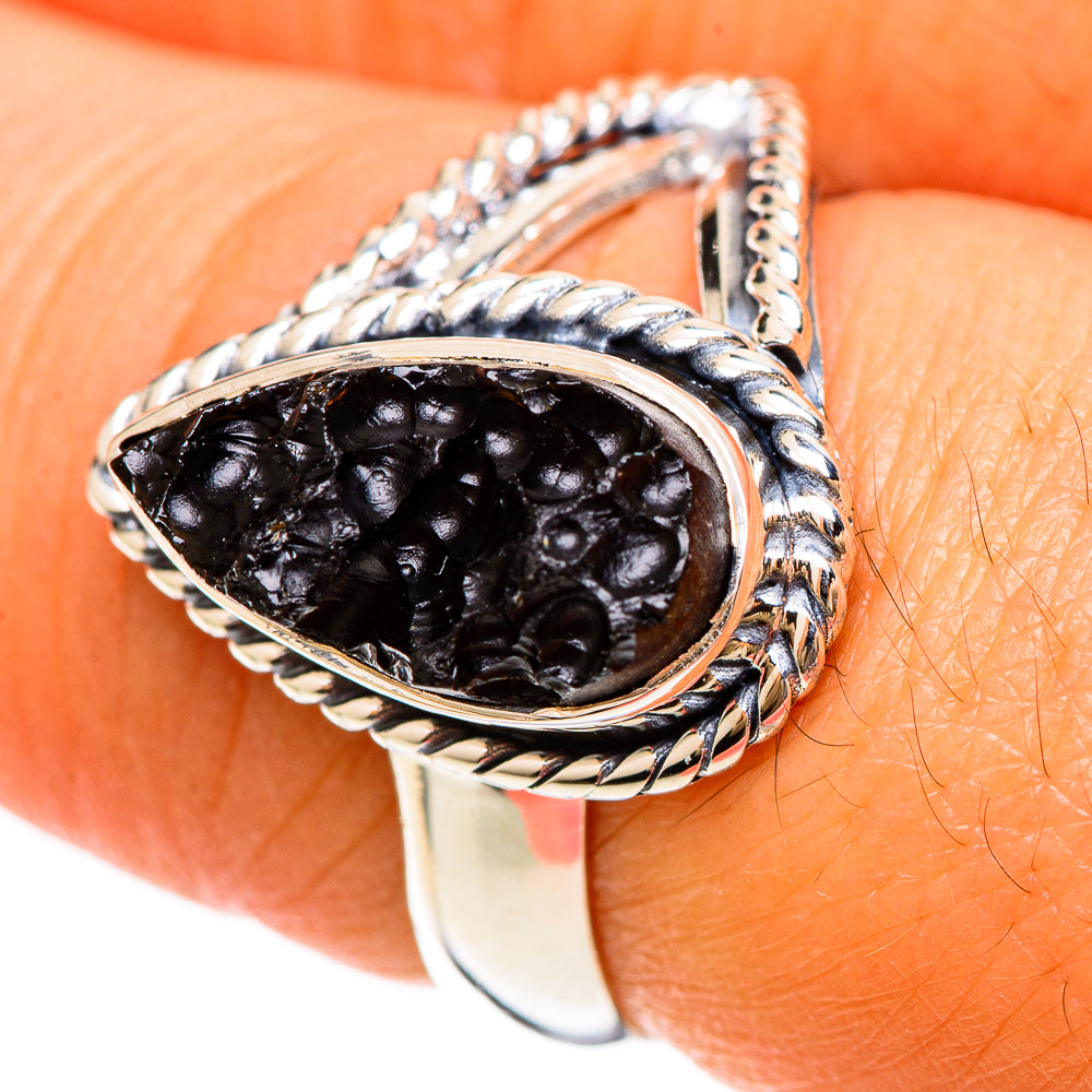 Tektite Rings handcrafted by Ana Silver Co - RING108436
