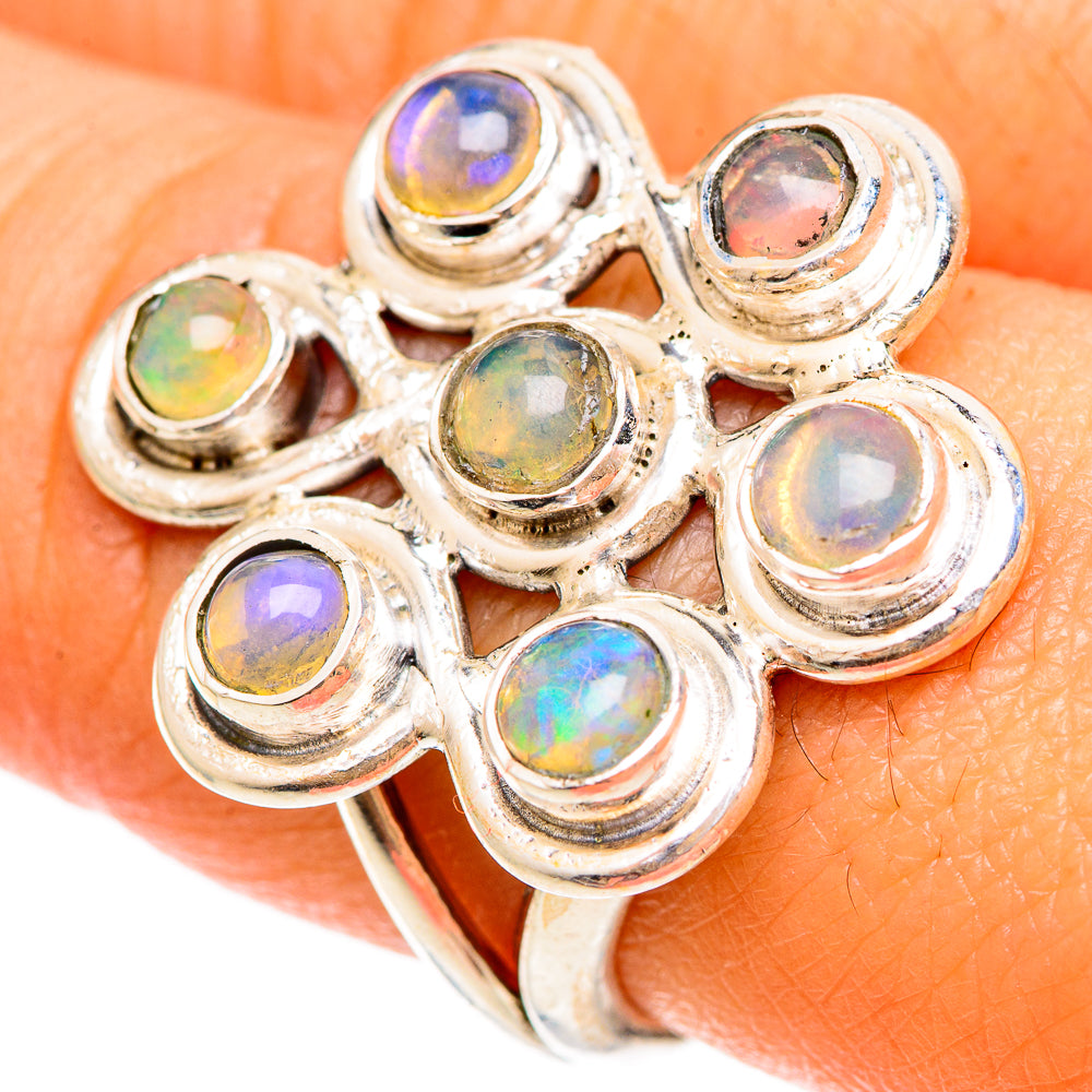 Ethiopian Opal Rings handcrafted by Ana Silver Co - RING108448