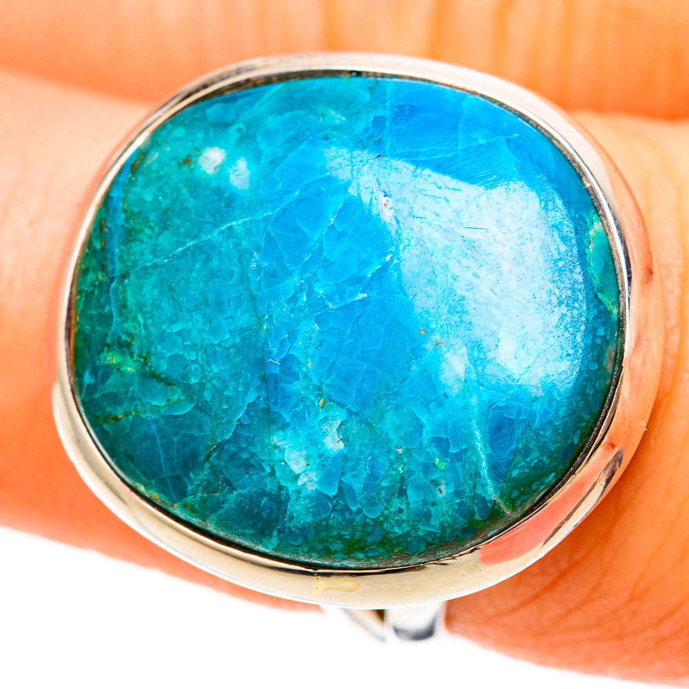 Chrysocolla Rings handcrafted by Ana Silver Co - RING108450