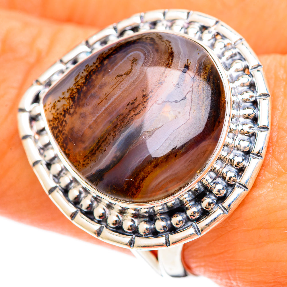 Montana Agate Rings handcrafted by Ana Silver Co - RING108465