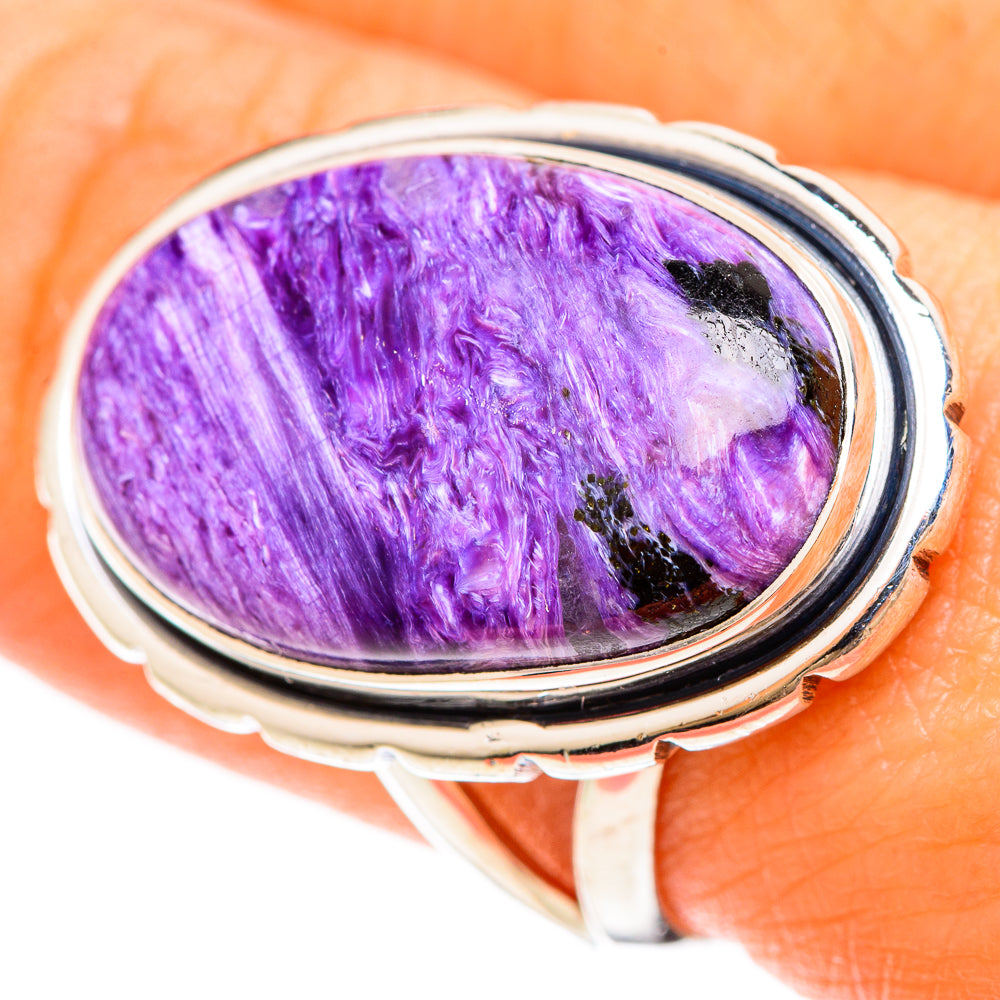 Charoite Rings handcrafted by Ana Silver Co - RING108470