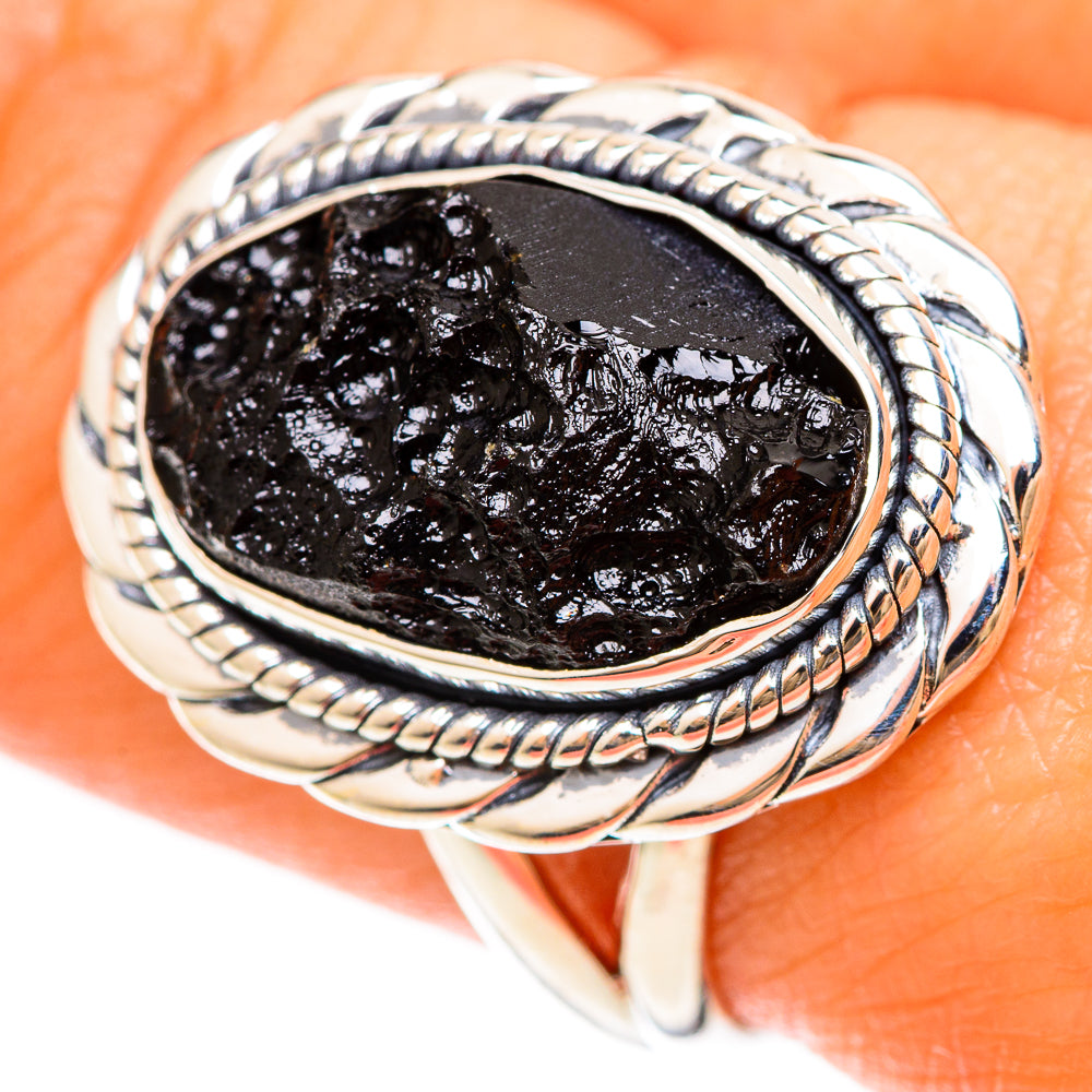 Tektite Rings handcrafted by Ana Silver Co - RING108472