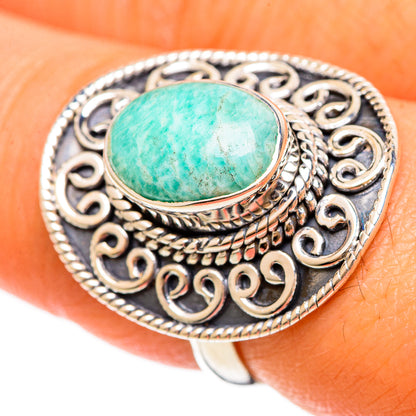 Amazonite Rings handcrafted by Ana Silver Co - RING108490
