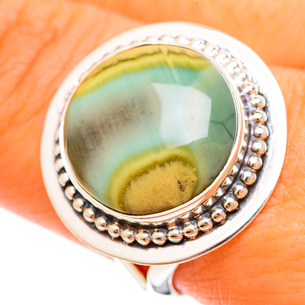 Polychrome Jasper Rings handcrafted by Ana Silver Co - RING108493