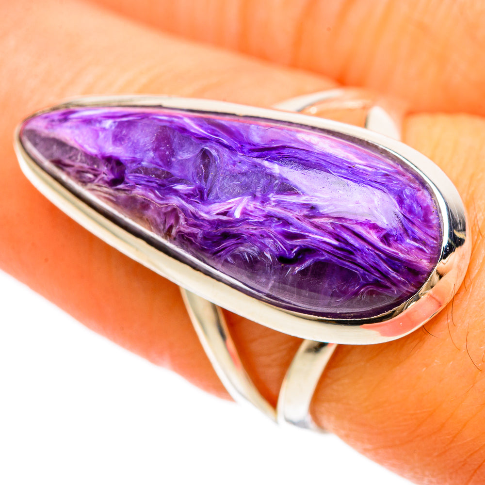 Charoite Rings handcrafted by Ana Silver Co - RING108499