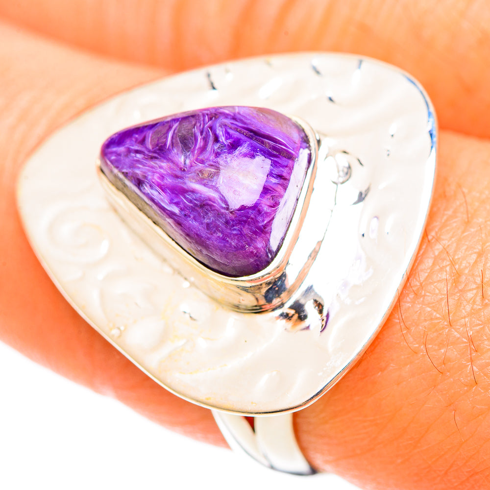 Charoite Rings handcrafted by Ana Silver Co - RING108500